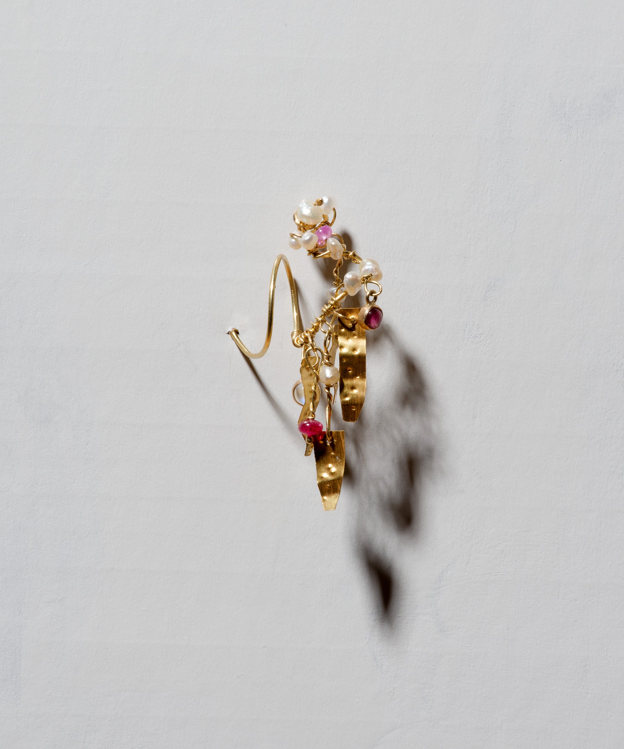 BIG DAPHNE RUBIES EARRING