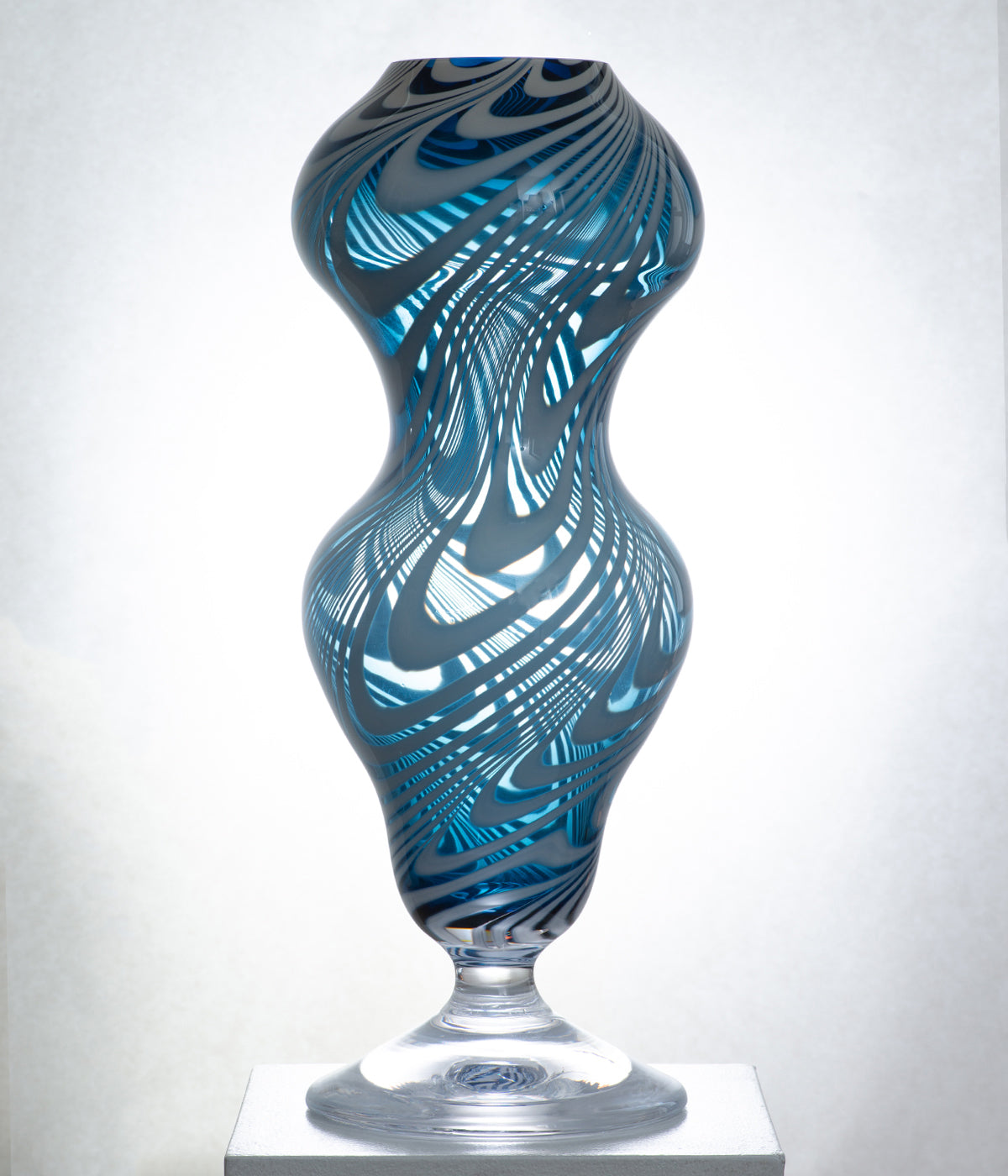 XANADU VASE NO. 24 - TURQUOISE